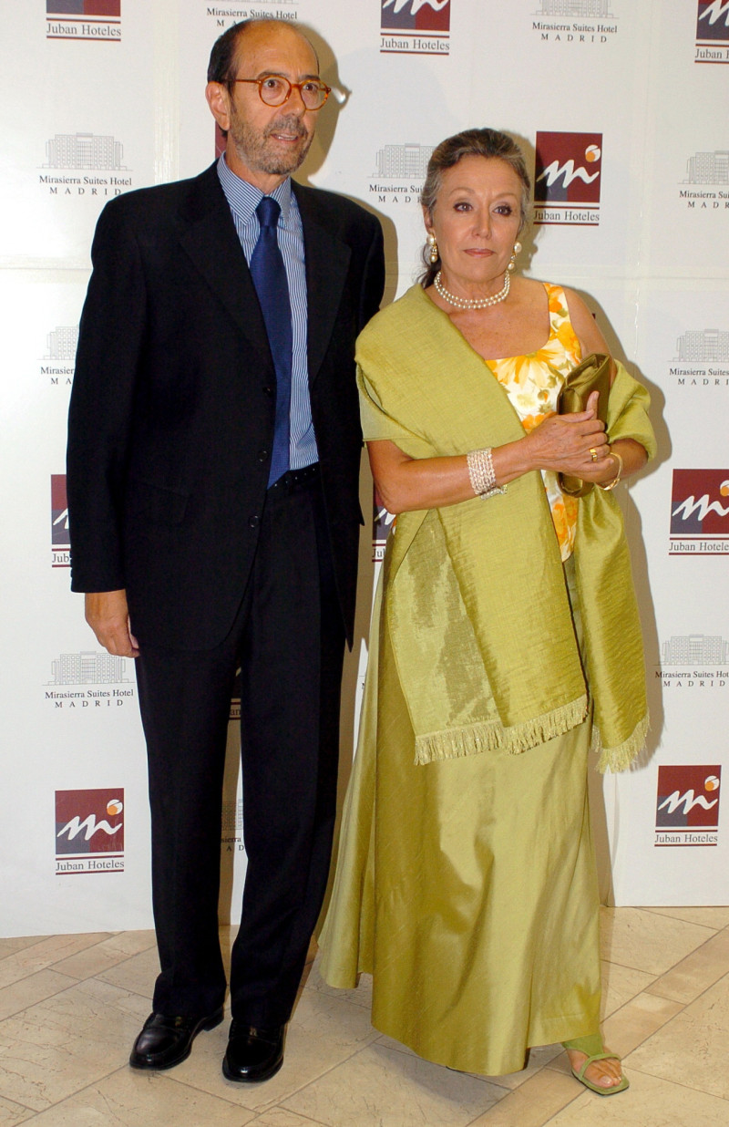 Rosa María Mateo y su marido, Miguel Rellán.