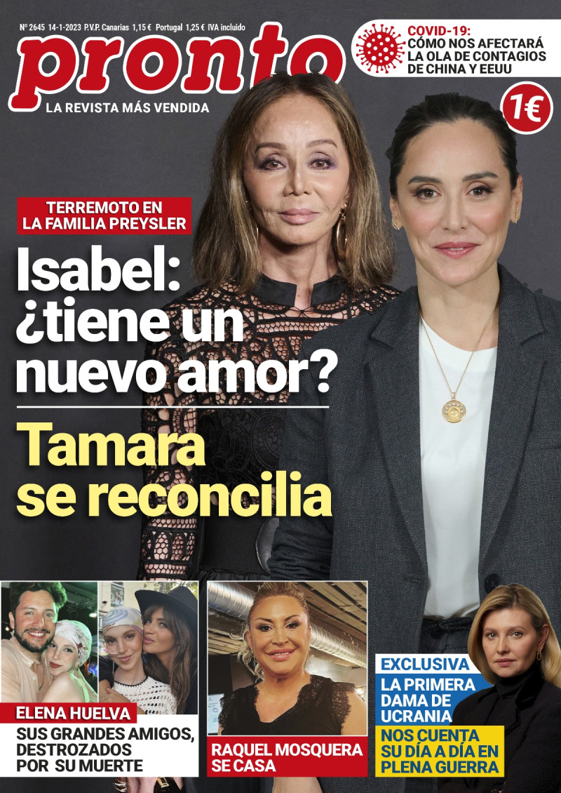 Portada de la revista Pronto número 2645