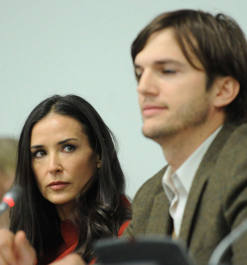 Demi Moore y Ashton Kutcher.