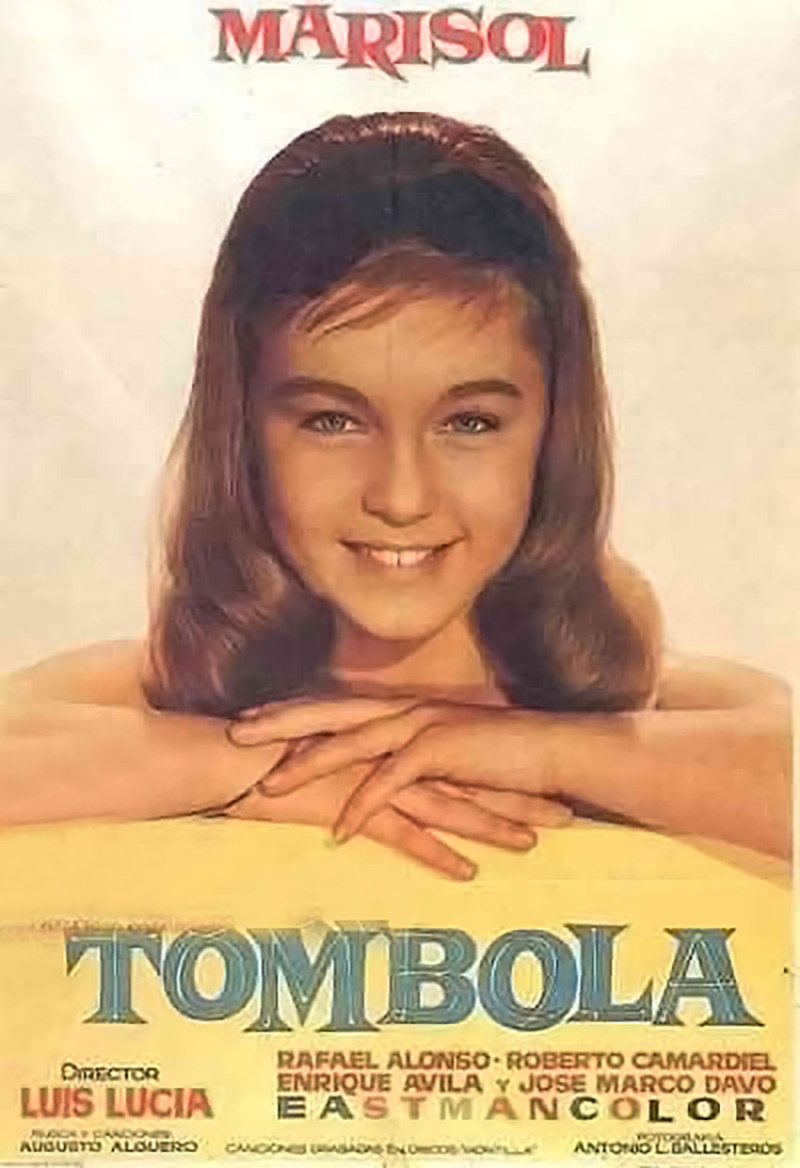 Marisol cartel de la película 'Tombola'.