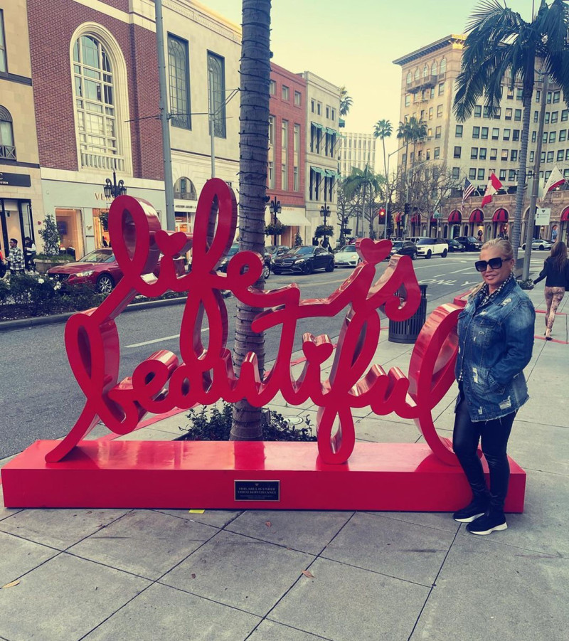 Belen Esteban en Rodeo Drive, Beverly Hills