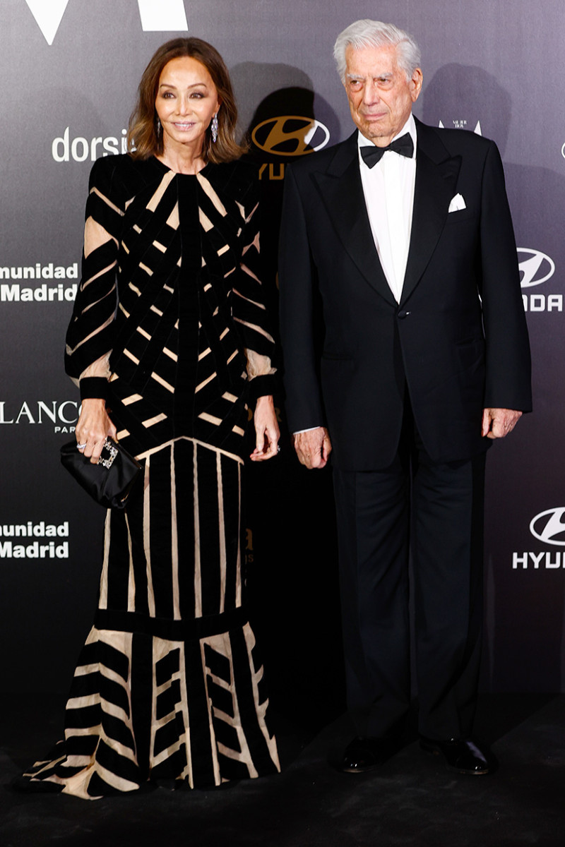 Isabel Preysler y Mario Vargas Llosa en un evento en noviembre del 2021.