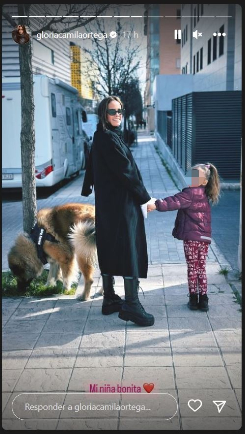 Gloria Camila Ortega y su sobrina, María del Rocío, en una foto subida a Instagram.