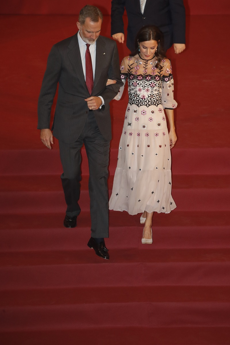 Letizia, en los Premios Nacionales de la Cultura, en Zaragoza.