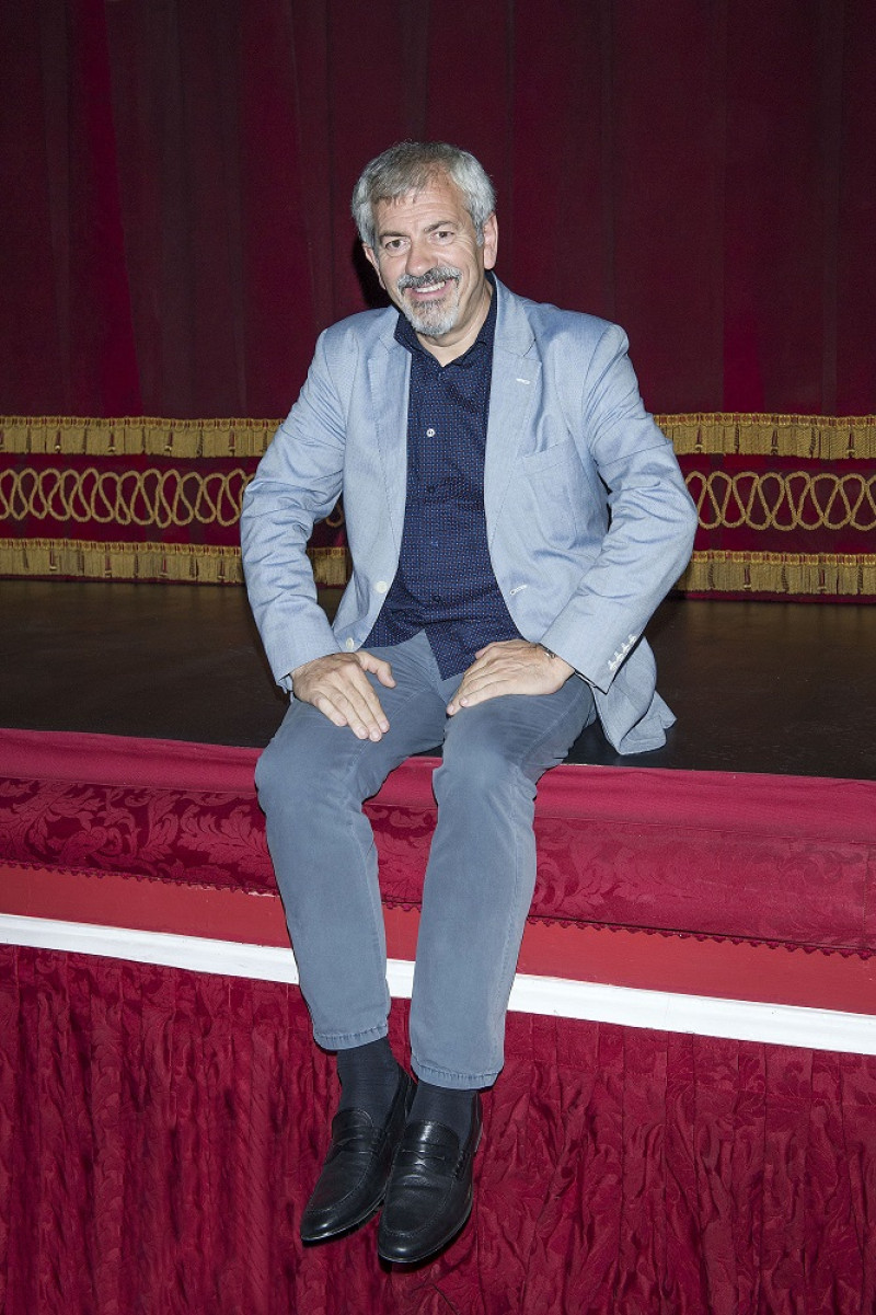 Carlos Sobera, en el teatro Reina Victoria.