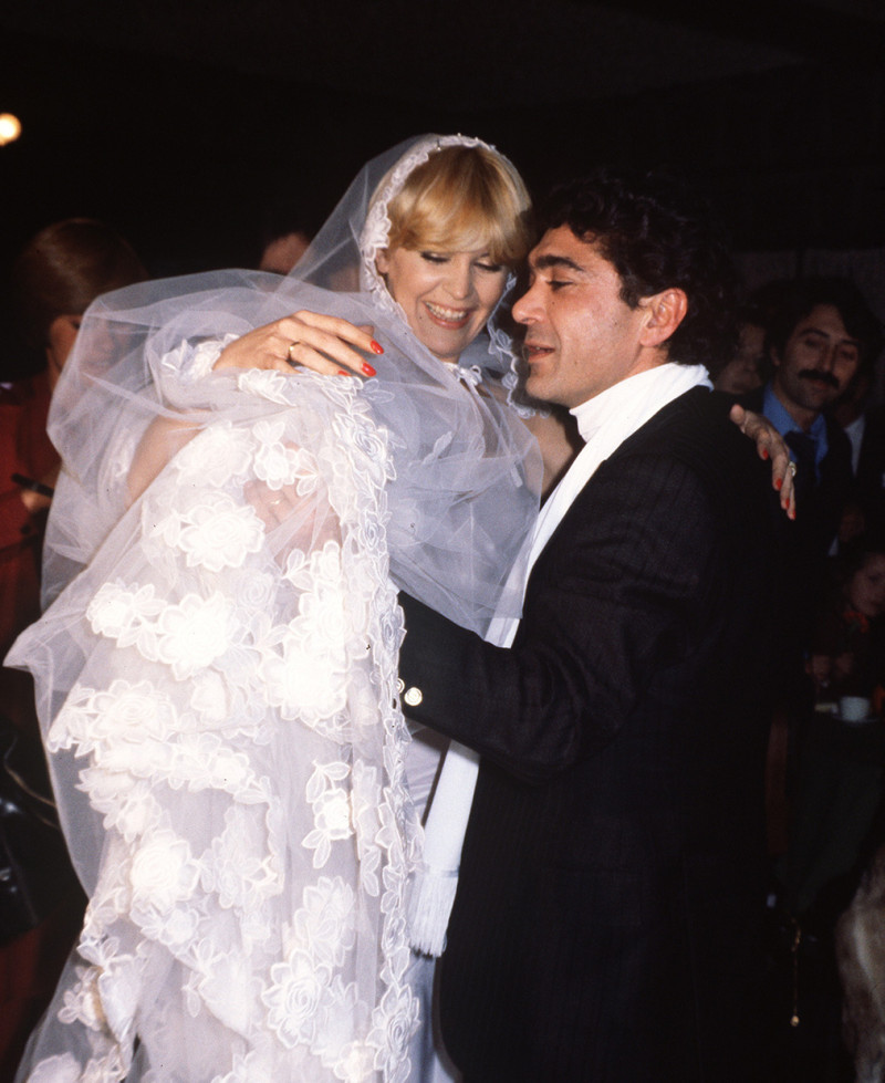 Bárbara Rey y Ángel Cristo el día de su boda