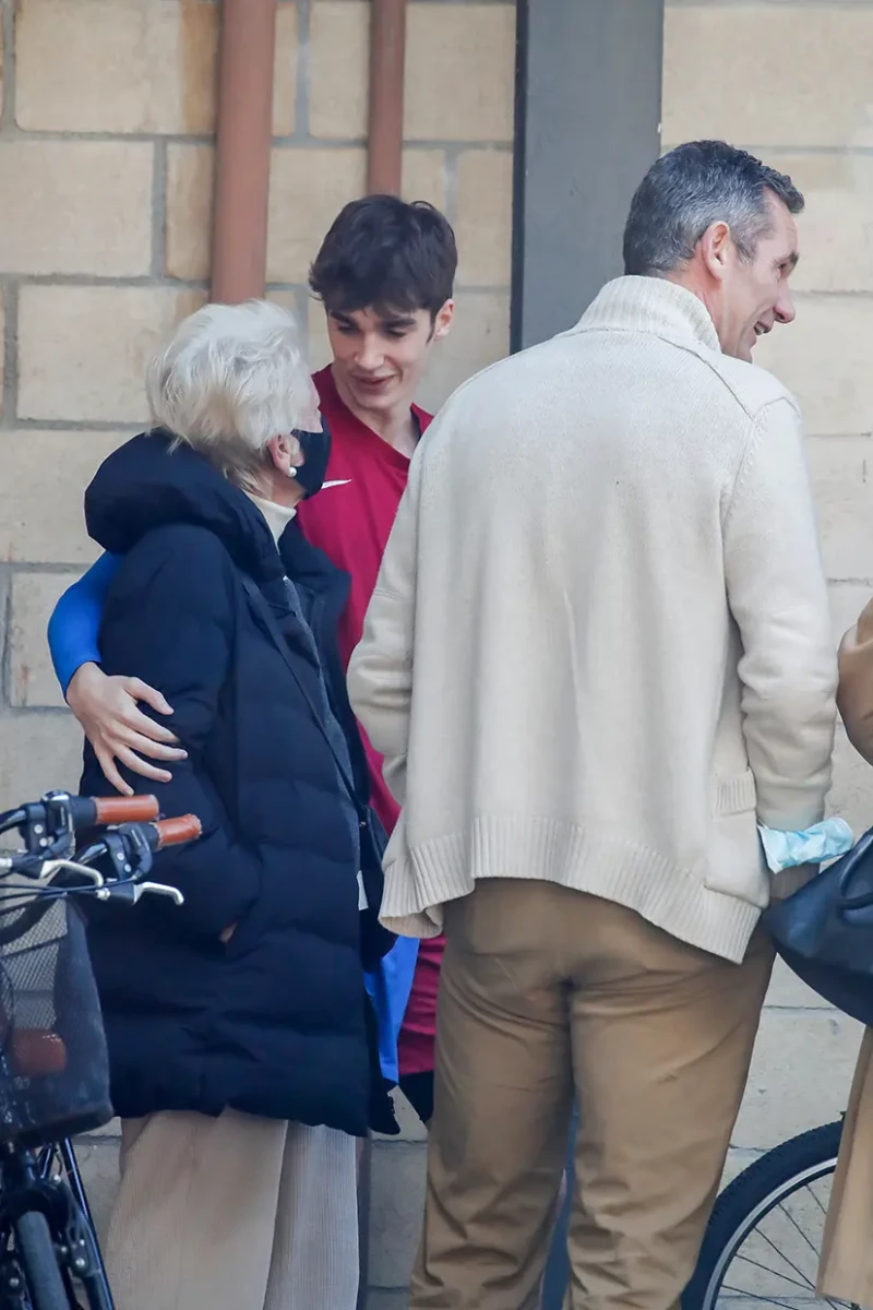 Pablo Iñaki Urdangarín con su madre