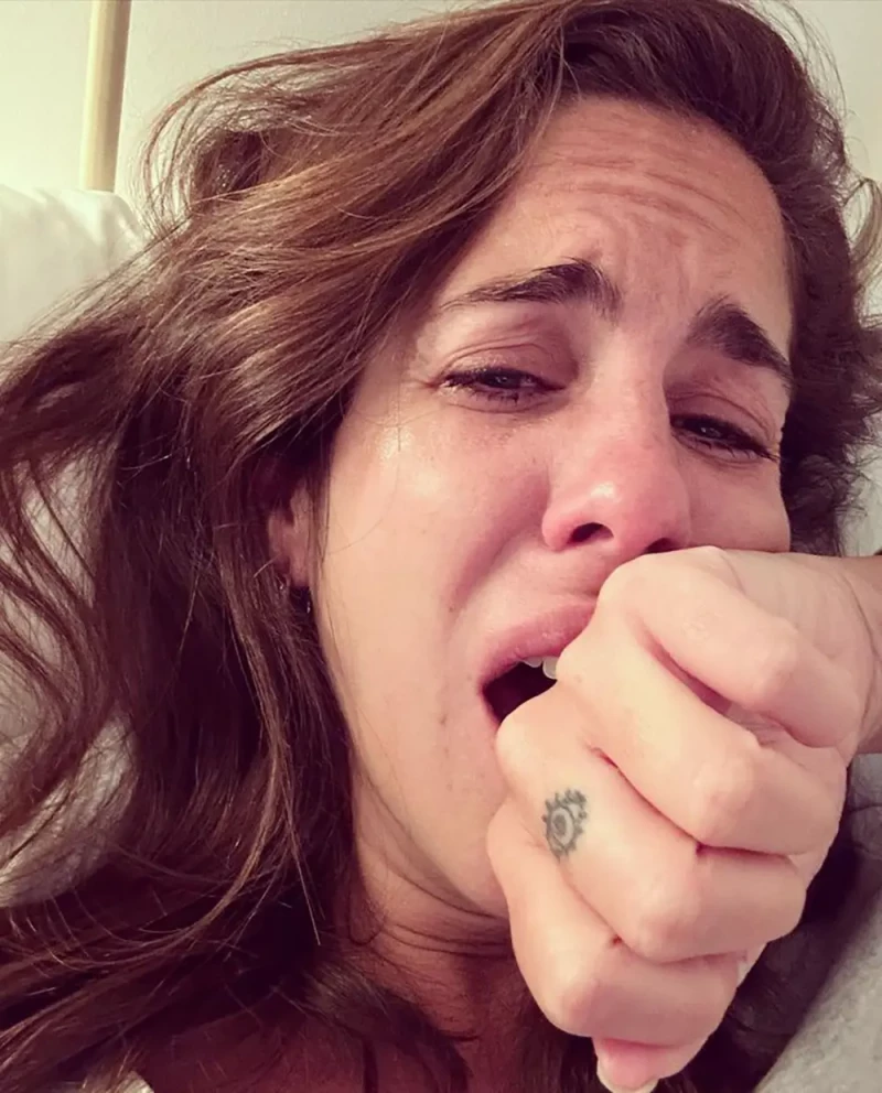 Anabel Pantoja llorando en redes