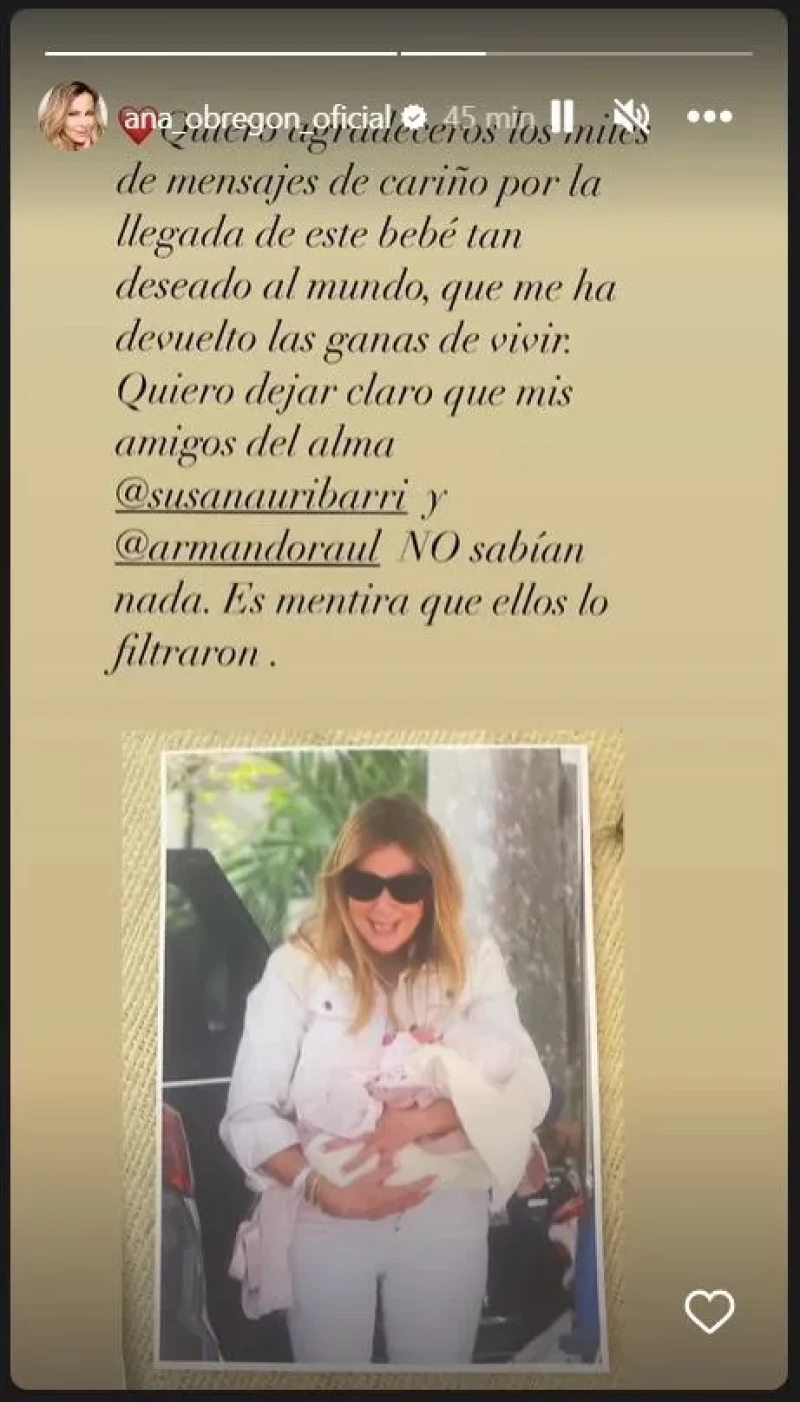 Ana Obregón, contra Alessandro Lequio en Instagram.
