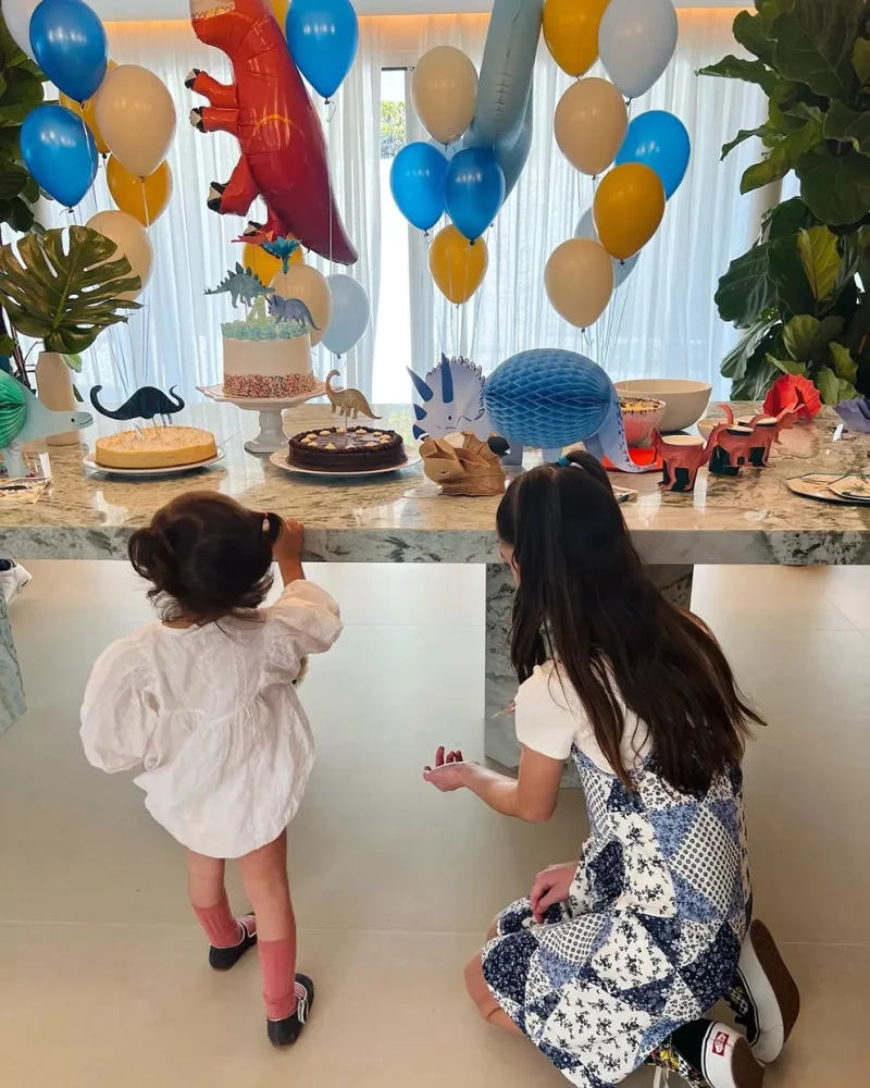 Las hijas de David Bisbal en el cumpleaños de Matteo