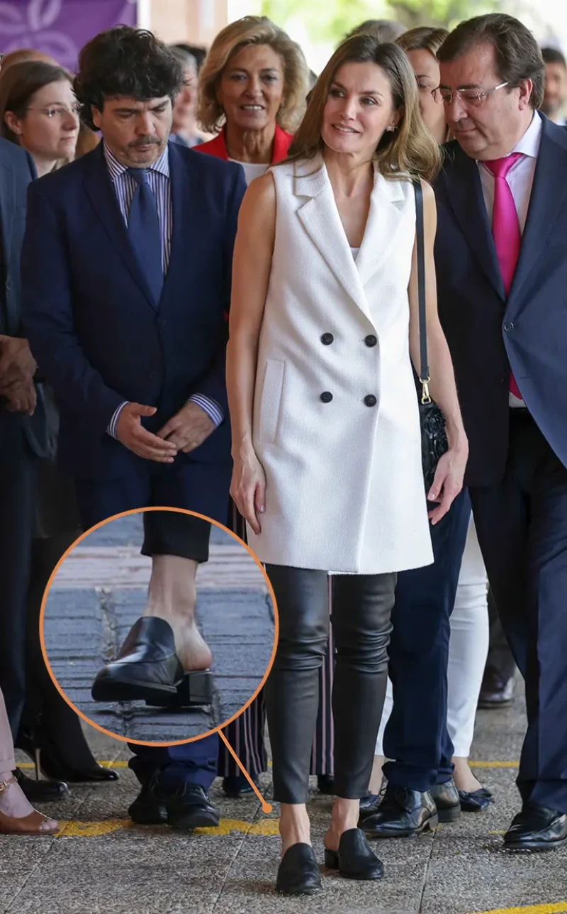 Letizia comparte sus zapatos con su hija Leonor