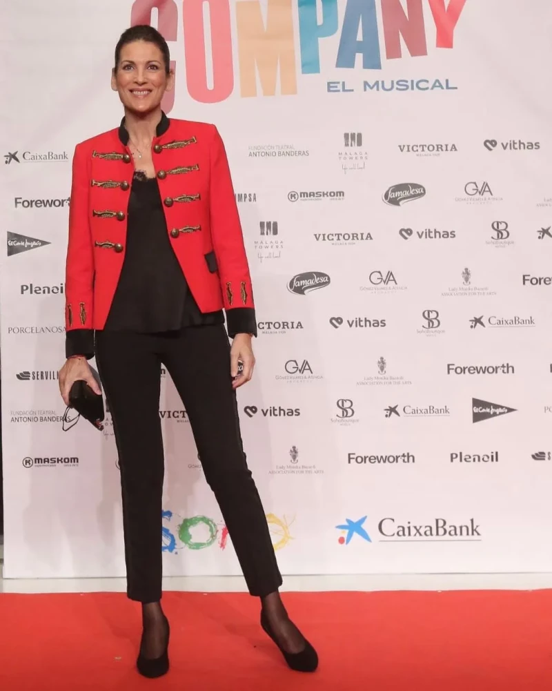 Remedios, en el estreno del musical de Antonio Banderas.