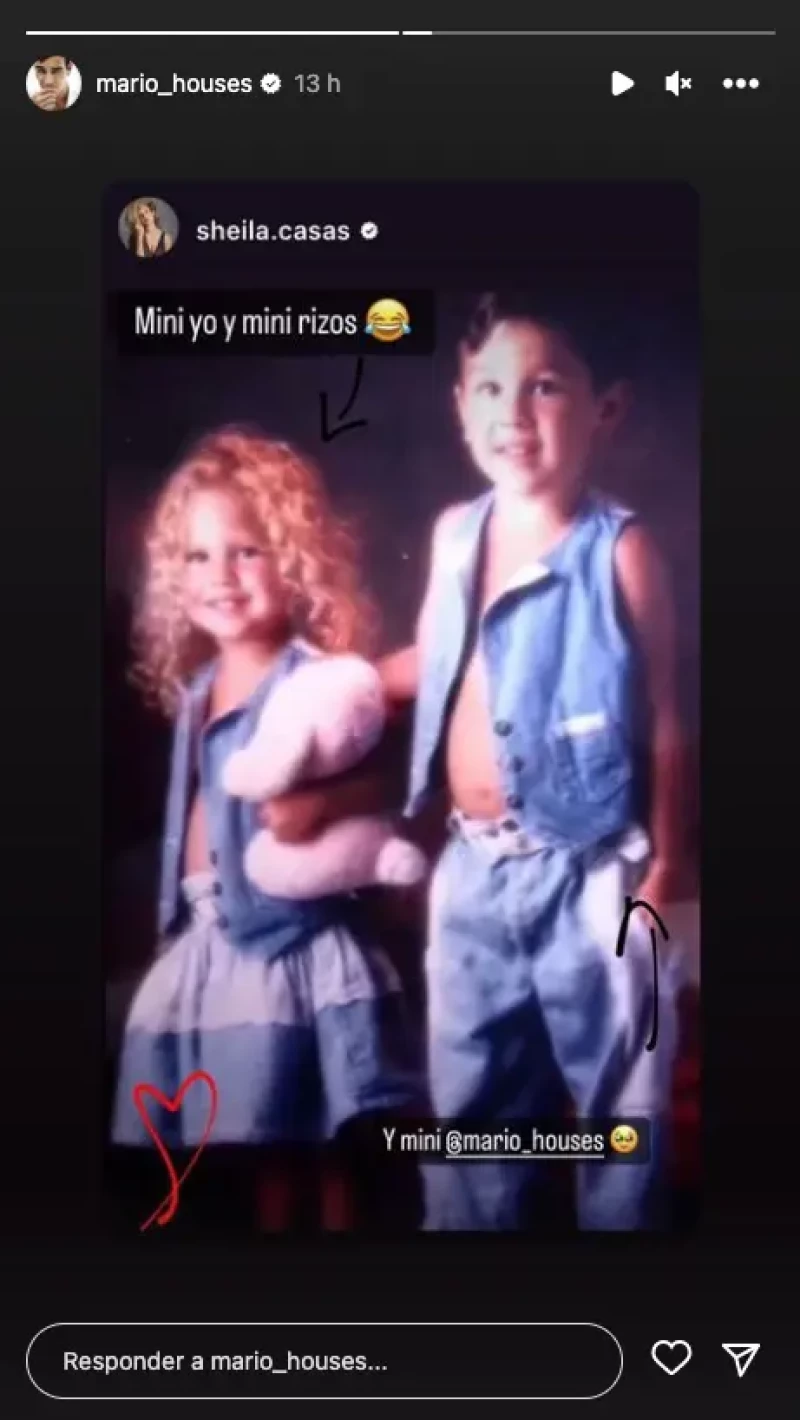 mario casas hermana sheila foto pequeños 1