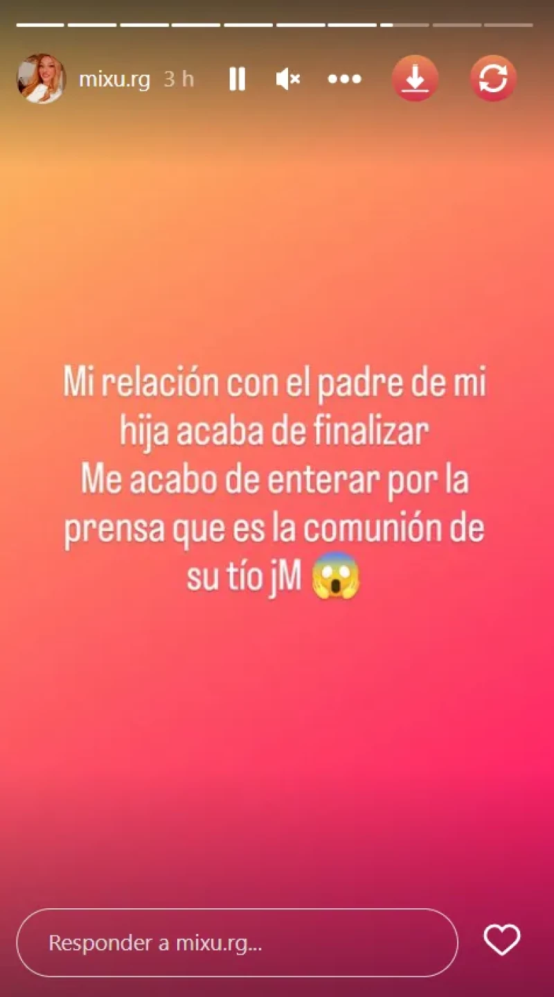 Michu Rodríguez anuncia en Instagram que se ha separado de José Fernando (@mixu.rg)