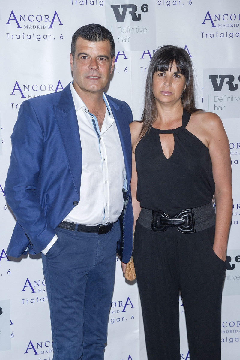 Andoni Ferreño y su mujer, Paula Sereno.