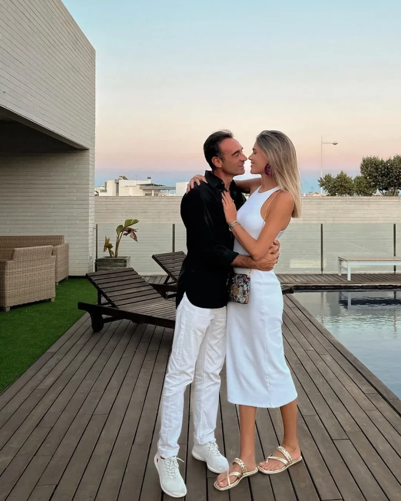 Enrique Ponce y Ana Soria, en una imagen de redes sociales.