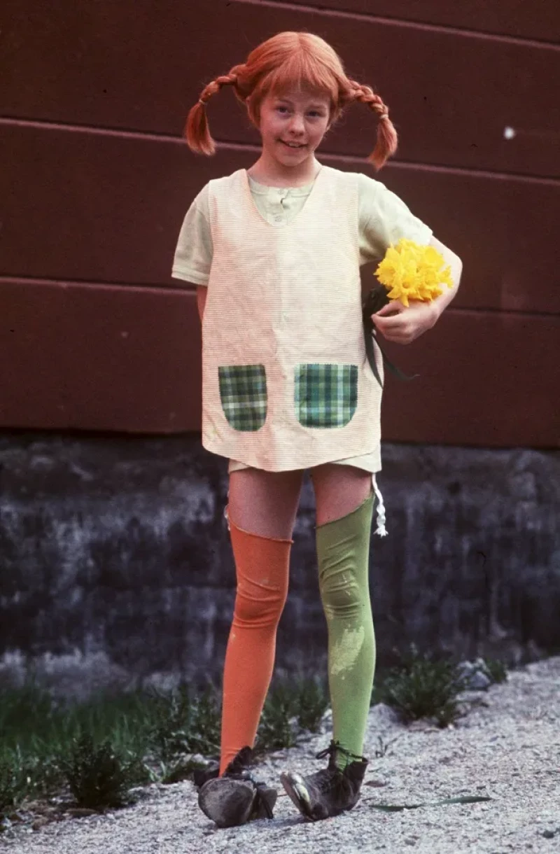 Inger Nilsson, en la serie 'Pippi Calzaslargas'.