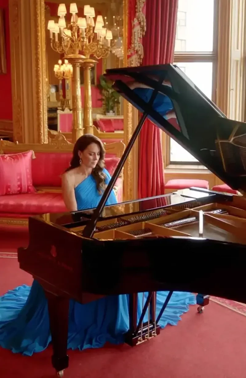 Kate Middleton tocó el piano en Eurovisión