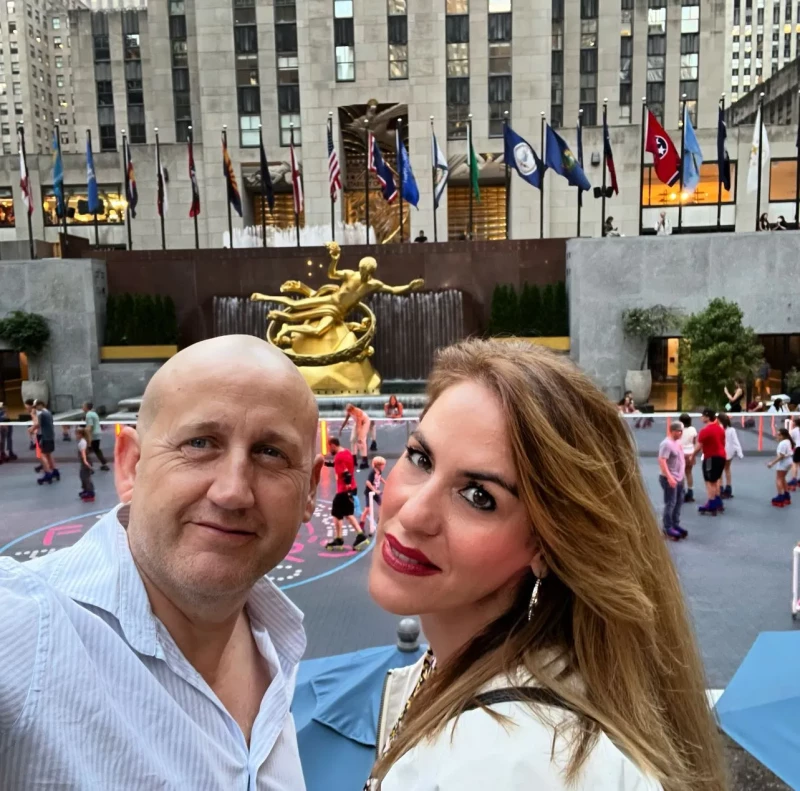 La pareja, durante una escapada a Nueva York.