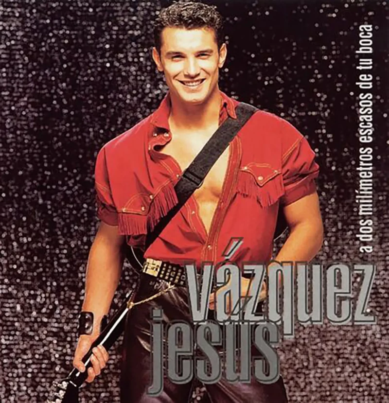 Jesús Vázquez en la portada de su disco