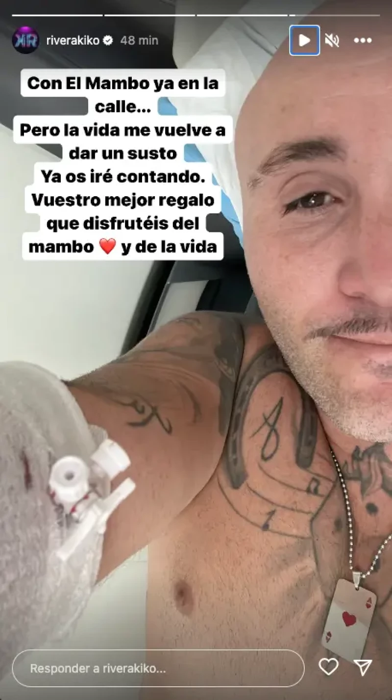 Kiko Rivera ha compartido una imagen desde el hospital.