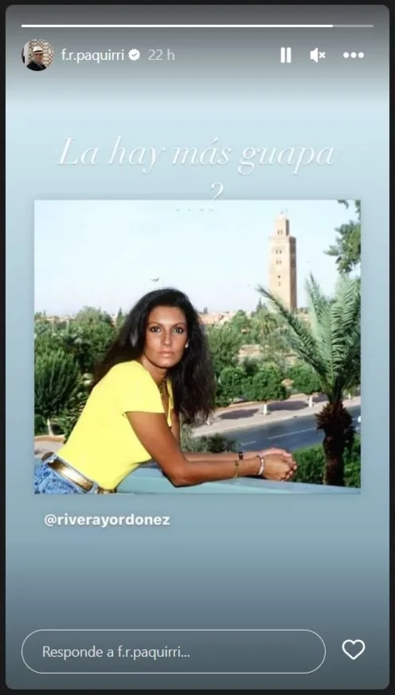 Así recuerda Fran Rivera a su madre.