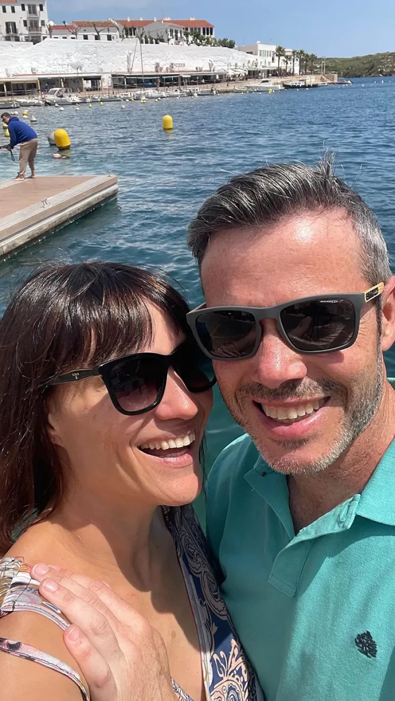 Irene Villa con su novio de vacaciones en mallorca