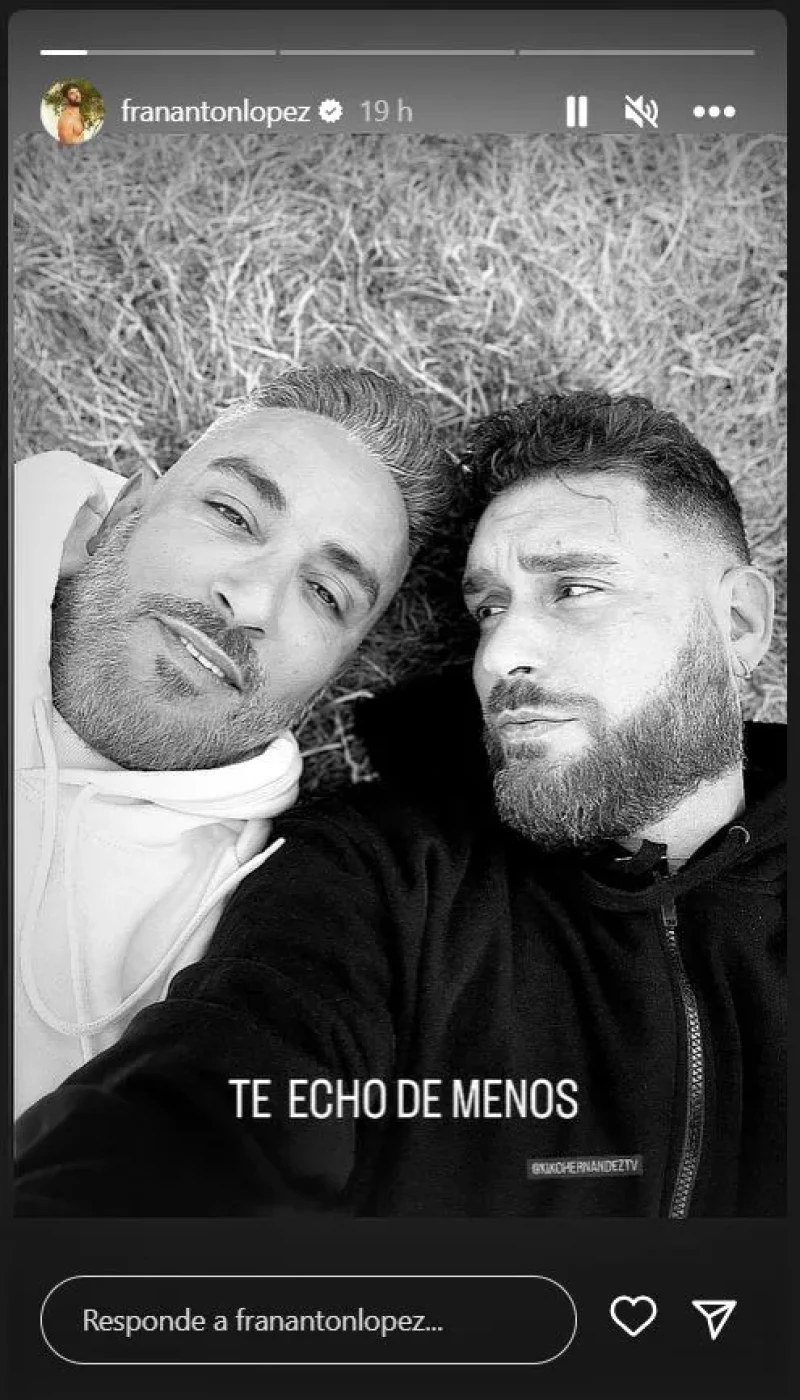 Fran Antón ha subido a sus redes esta foto con Kiko.