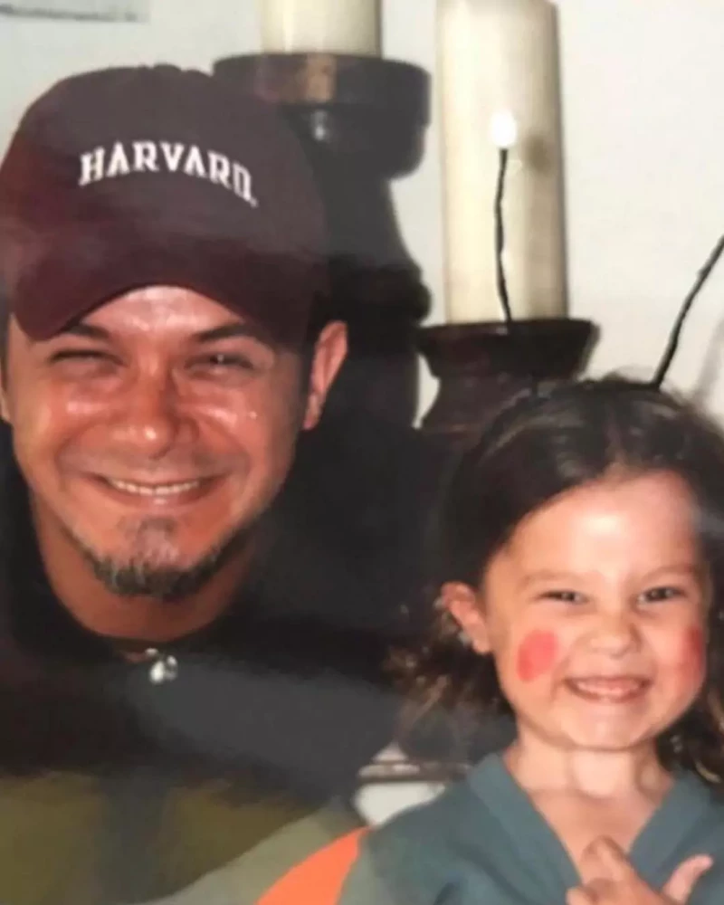 Alejandro Sanz y su hija, Manuela Sanz