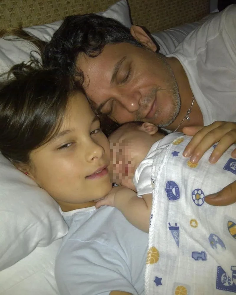 Alejandro Sanz y su hija, Manuela Sanz