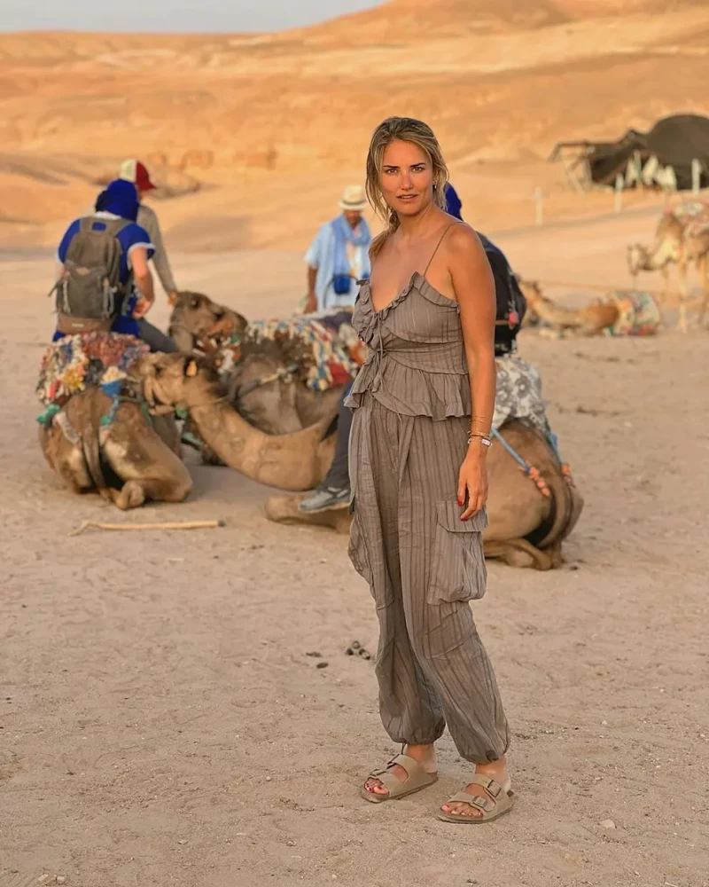 Alba Carrillo de vacaciones en Marruecos.