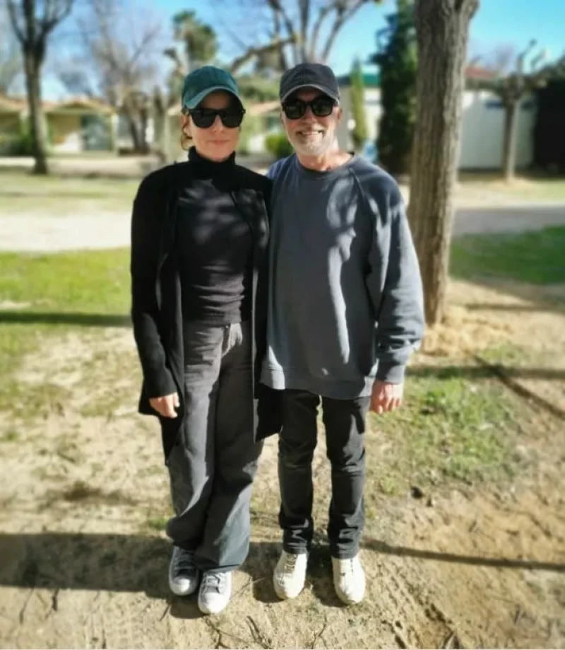 David Cantero subió a Instagram esta foto con su mujer, Berta Caballero.