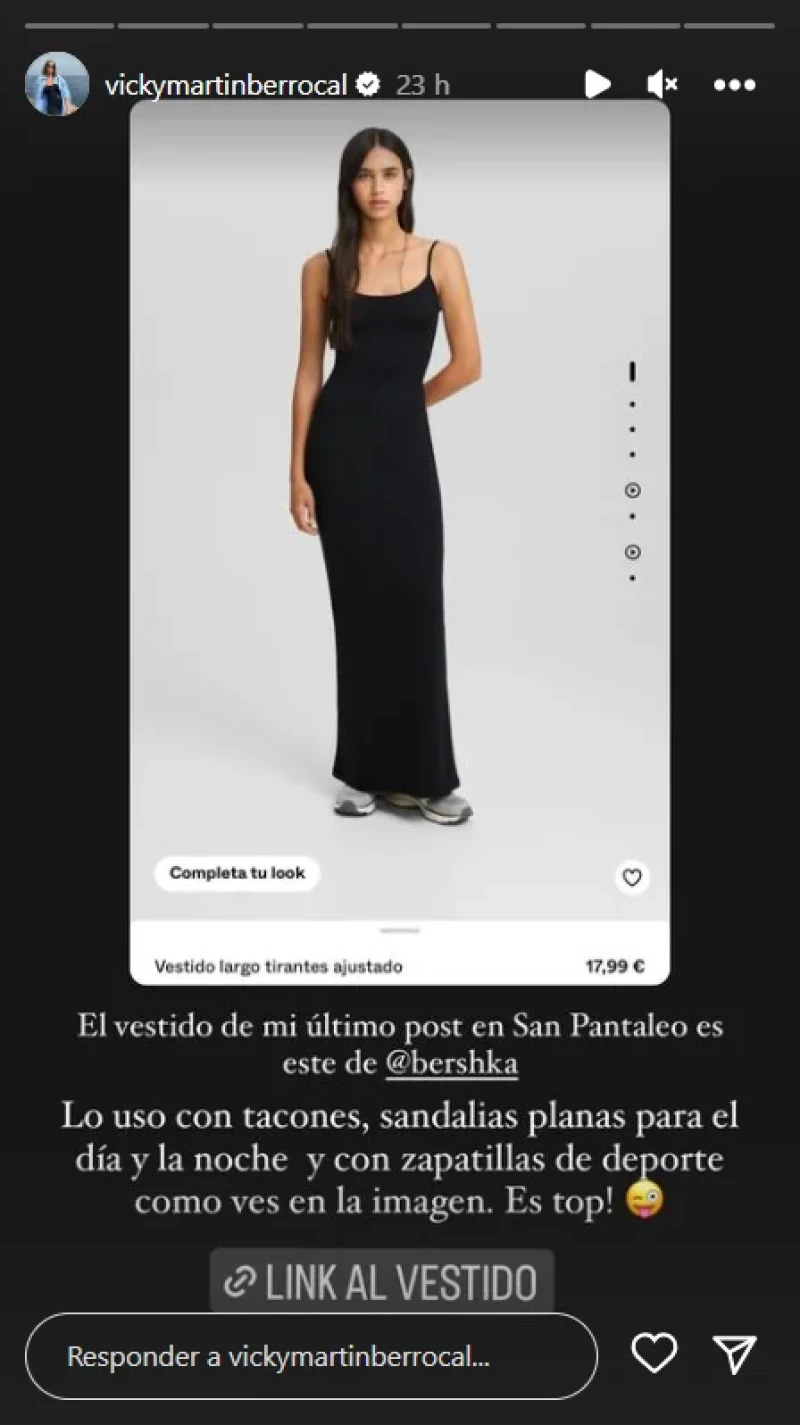 Vicky Martín Berrocal comparte el vestido que ha lucido (Instagram)