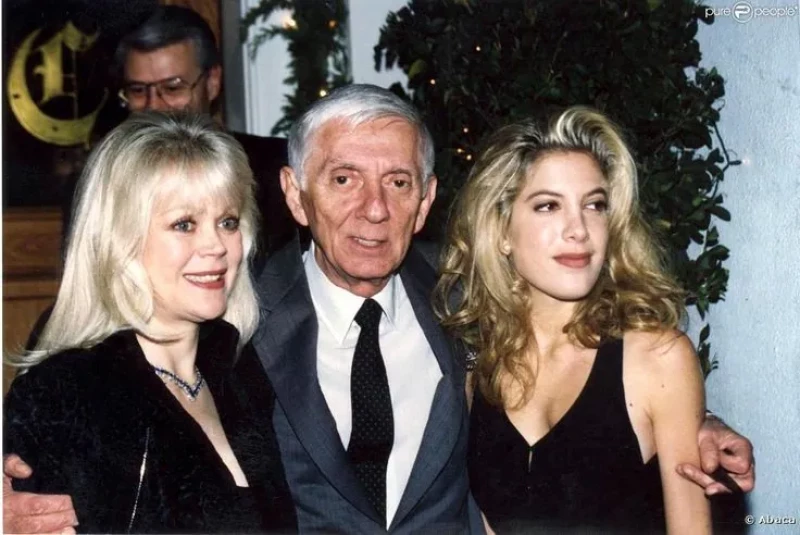 Tori Spelling y sus padres, Candy y Aaron Spelling