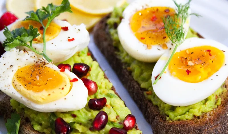 Tostadas con aguacate