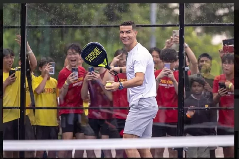 cristiano ronaldo padel 2