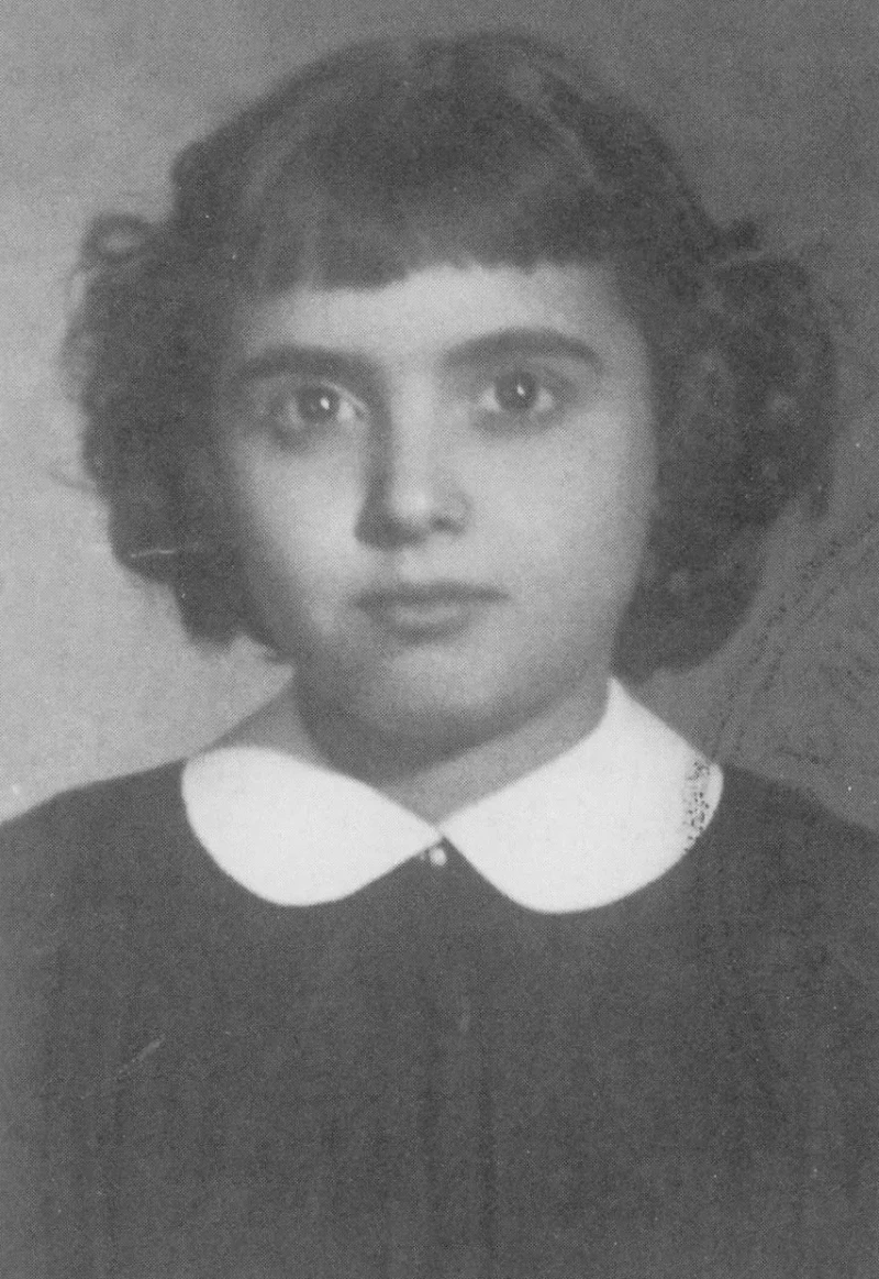 María Teresa cuando era niña.