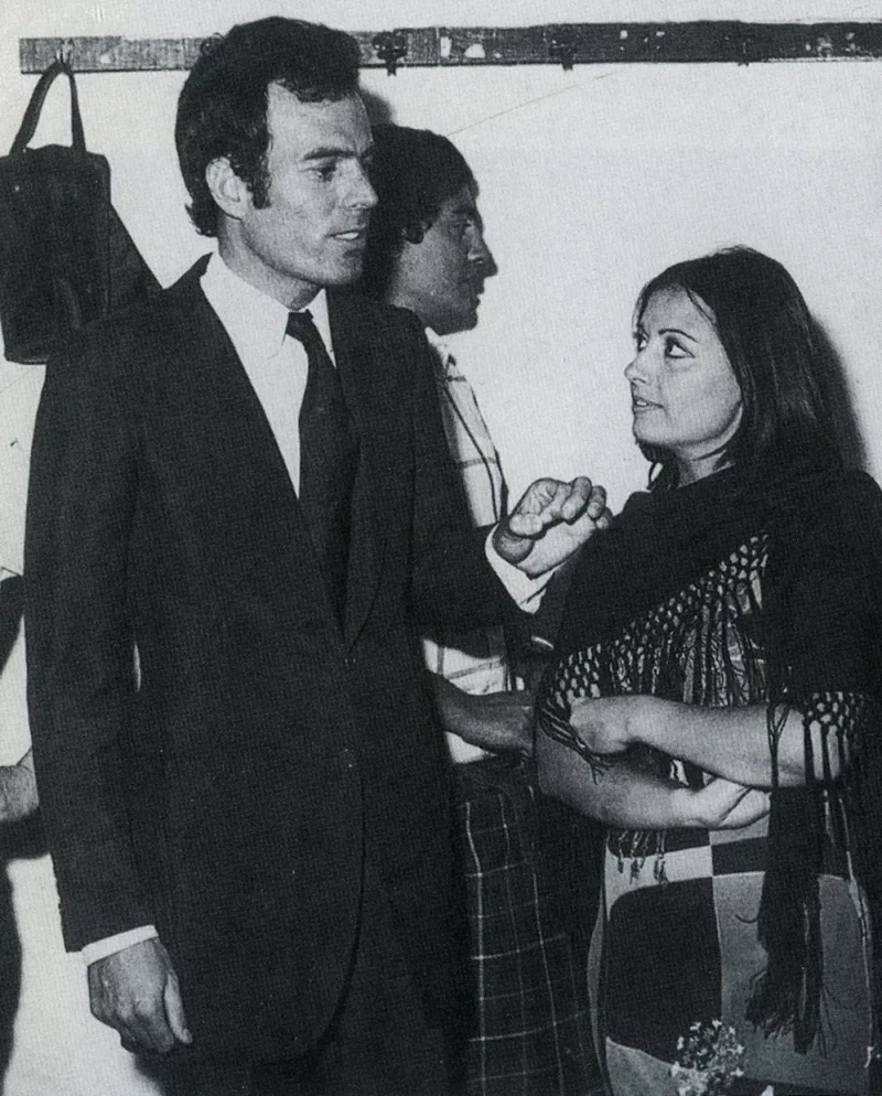 Con Julio Iglesias.