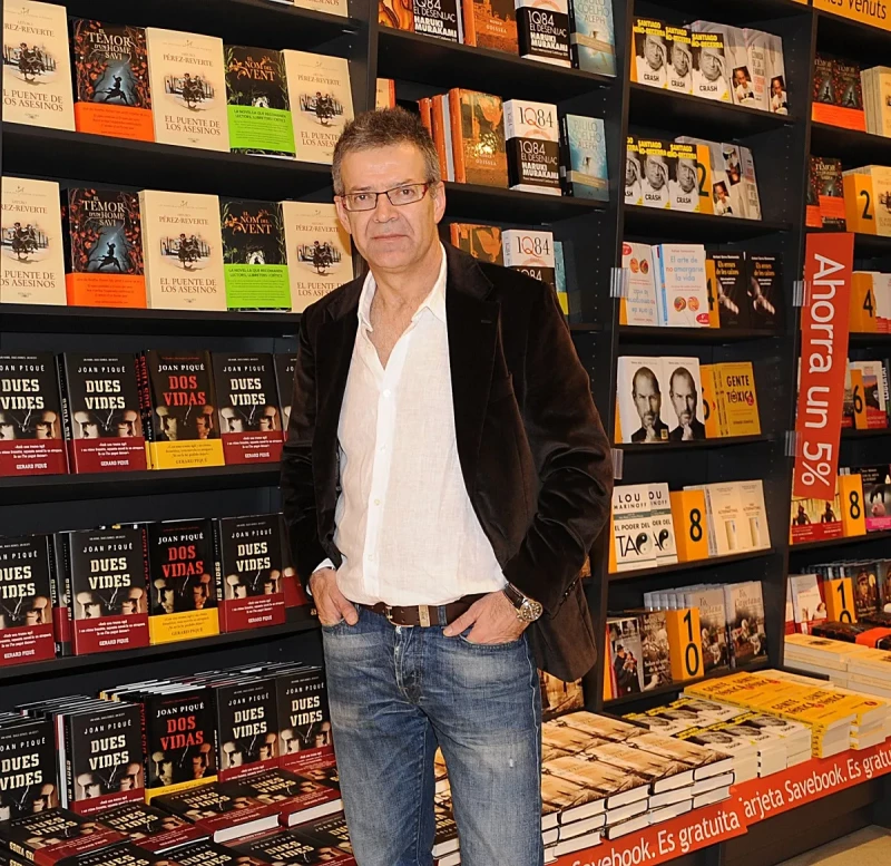 Joan Piqué en la presentación de su libro, 'Dos vidas'.