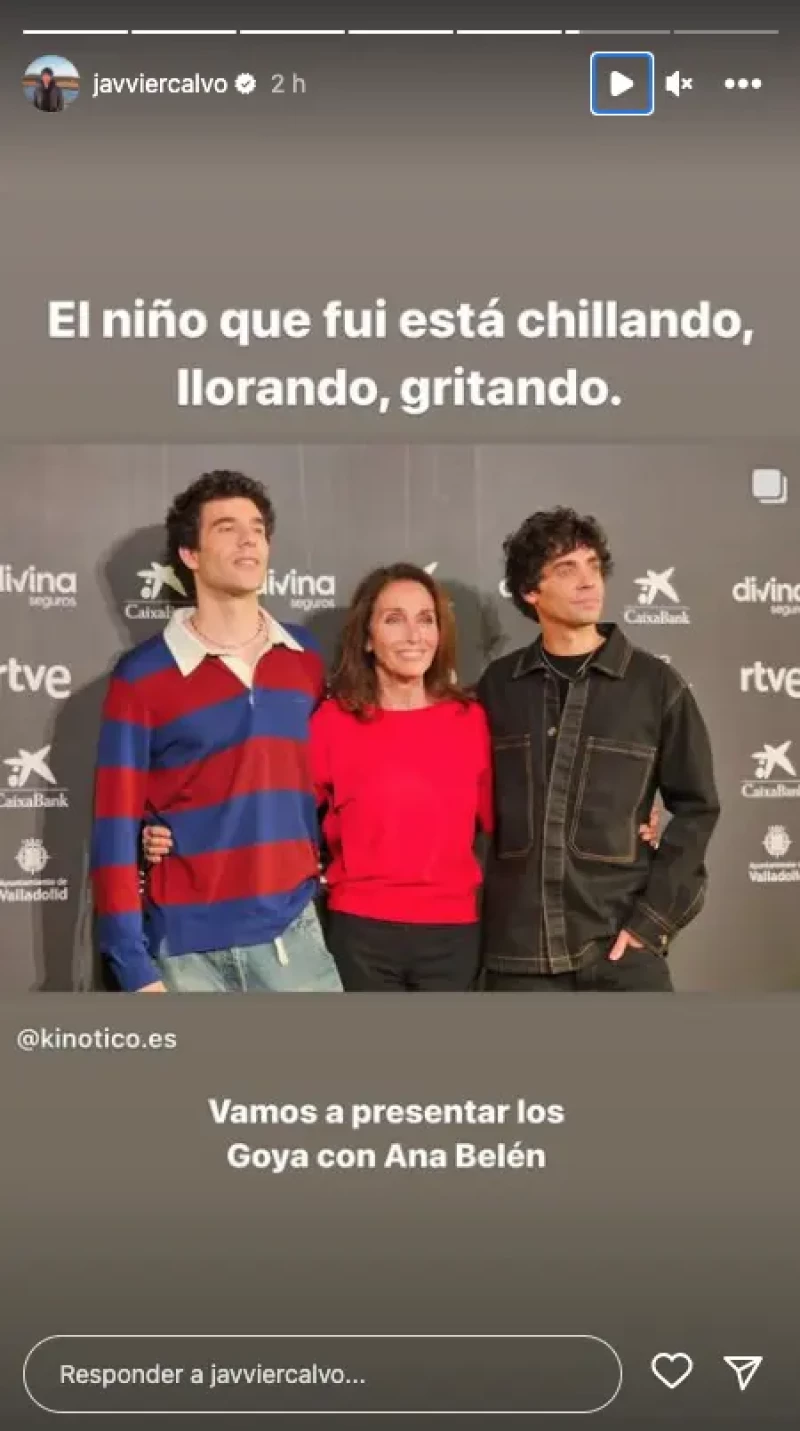 Ana Belén y los Javis en una imagen de photocall