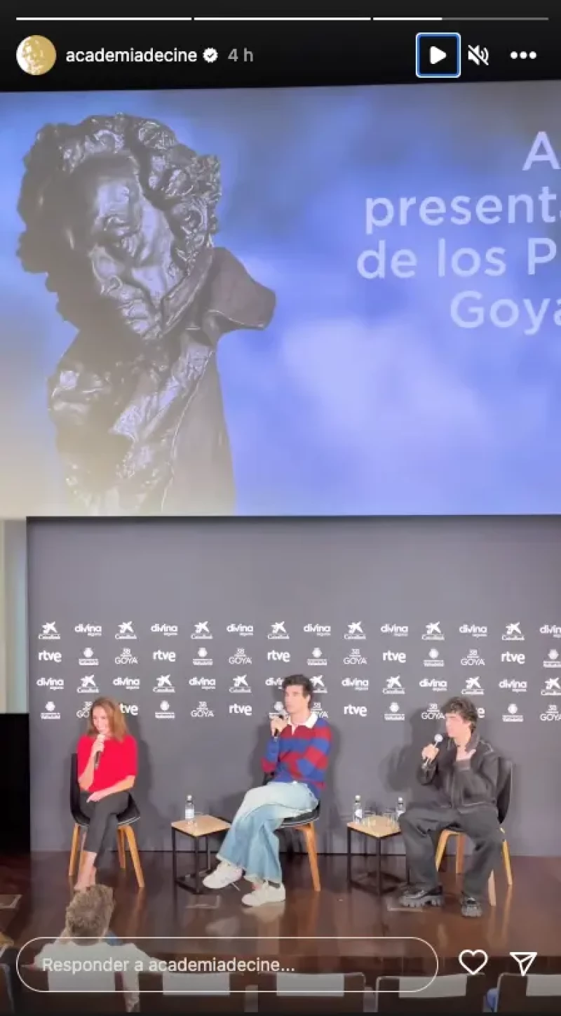 Ana Belén y los Javis, en la rueda de prensa tras ser elegidos presentadores de los Goya