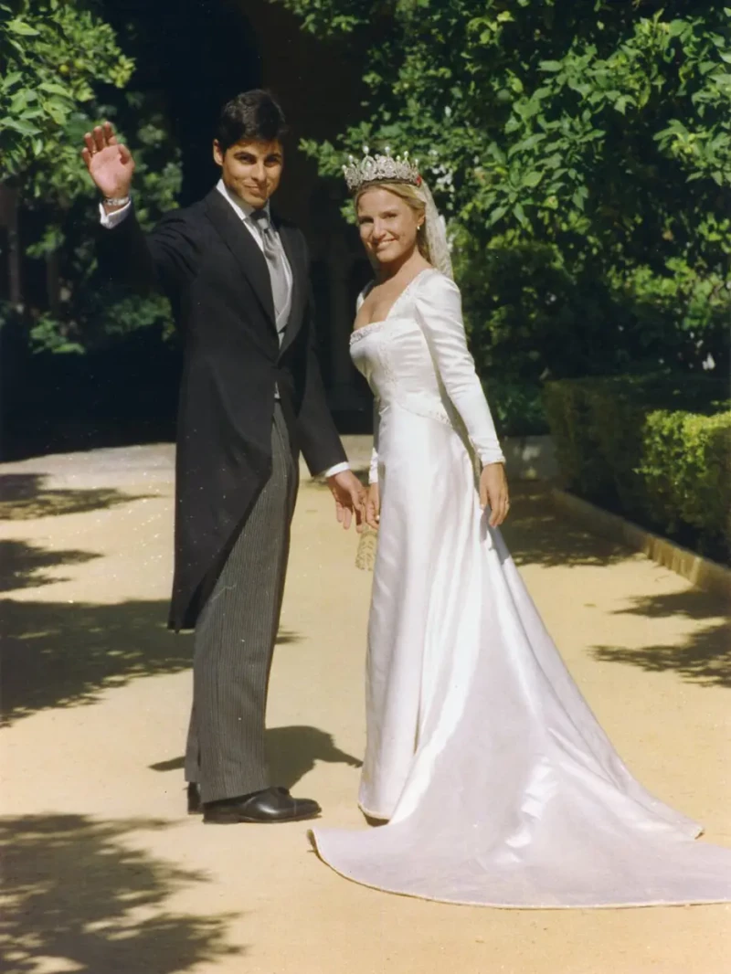 Fran Rivera y Eugenia Martínez de Irujo, el día de su enlace, en 1998.