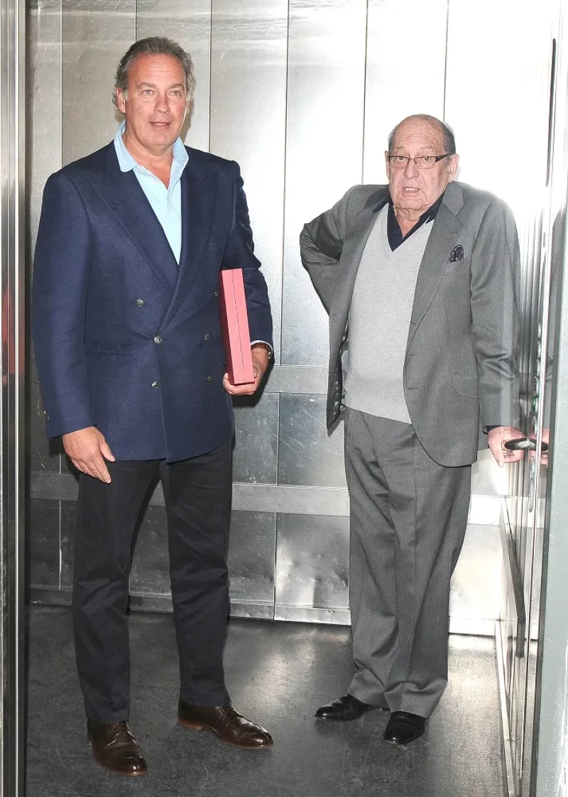 Bertín Osborne y su padre Enrique Ortiz López-Valdemoro.