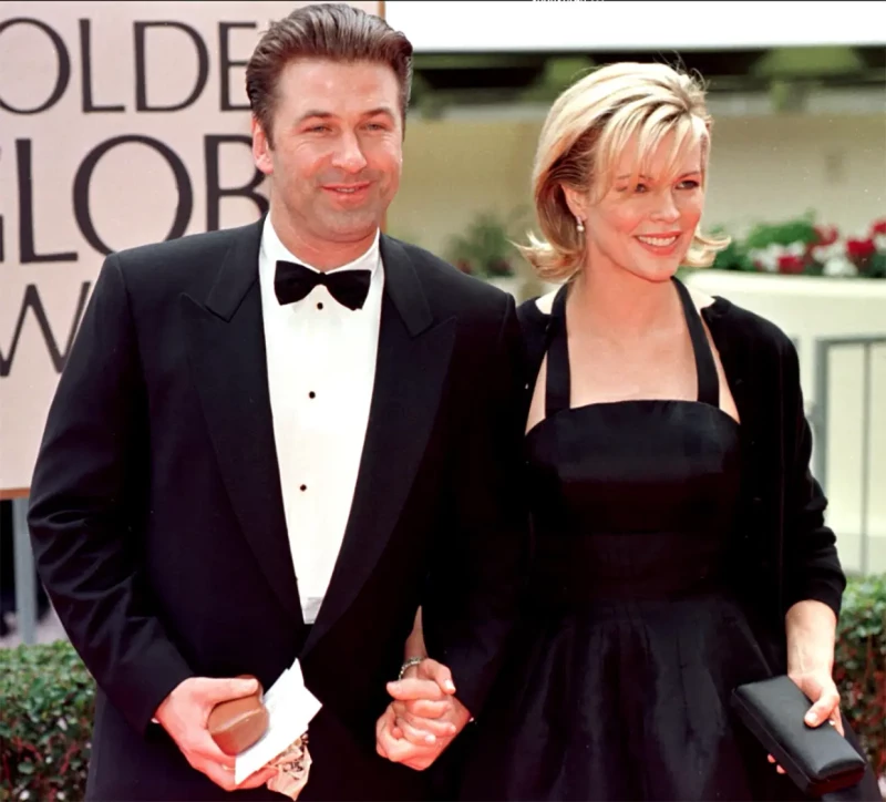 Kim Basinger con su segundo exmarido, el famoso actor Alec Baldwin.