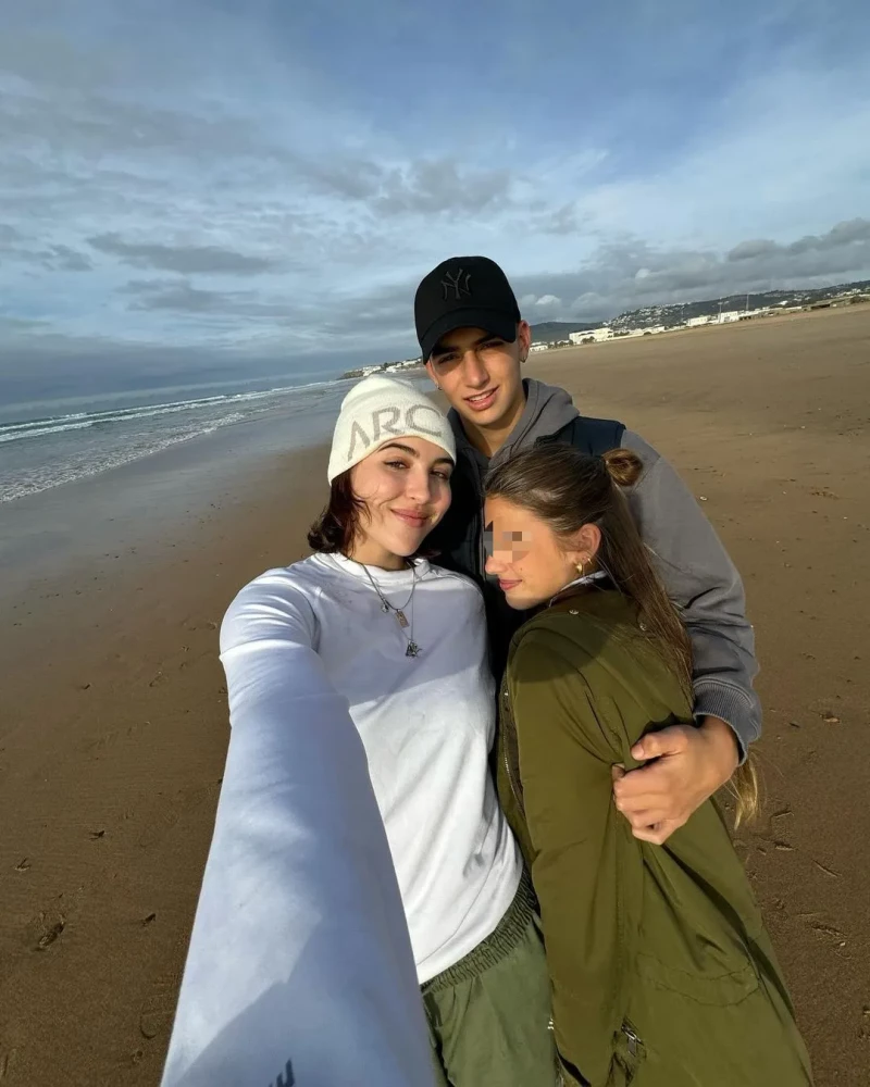 Los hijos de Manuel Díaz en su viaje en familia a Marruecos