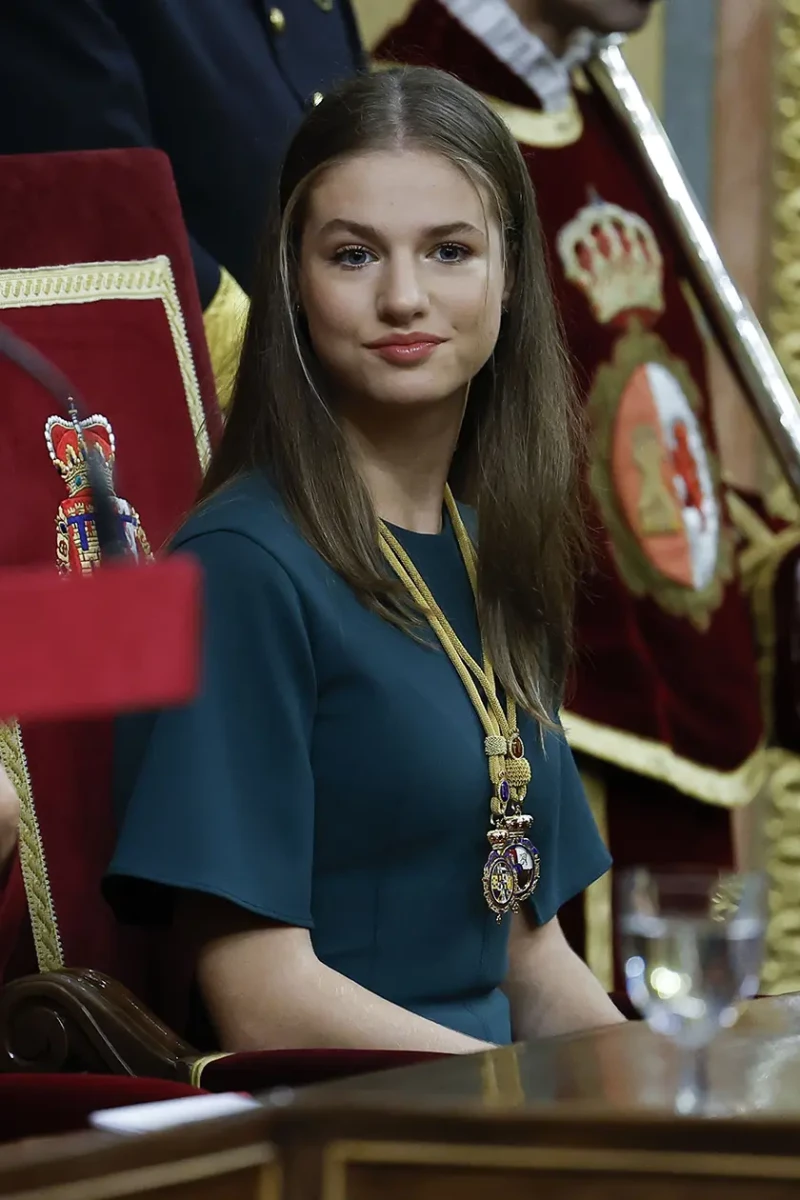 Princesa Leonor en el Congreo de los diputados.