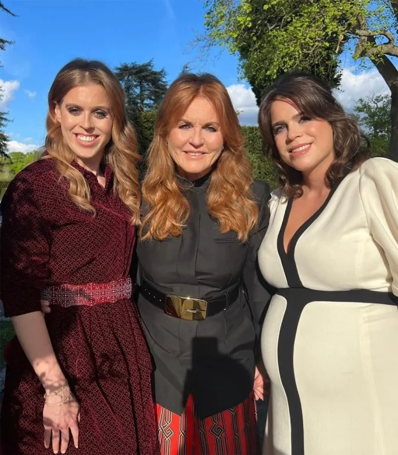 Sarah Ferguson con sus hijas