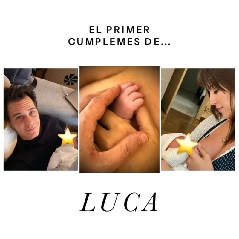 Resumen del primer mes de Luca en un post colgado por su padre.