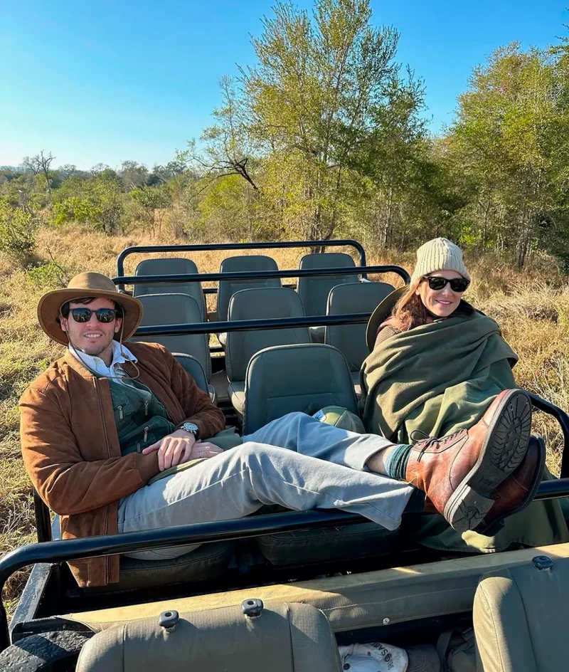 Íñigo Onieva y Tamara Falcó en África.