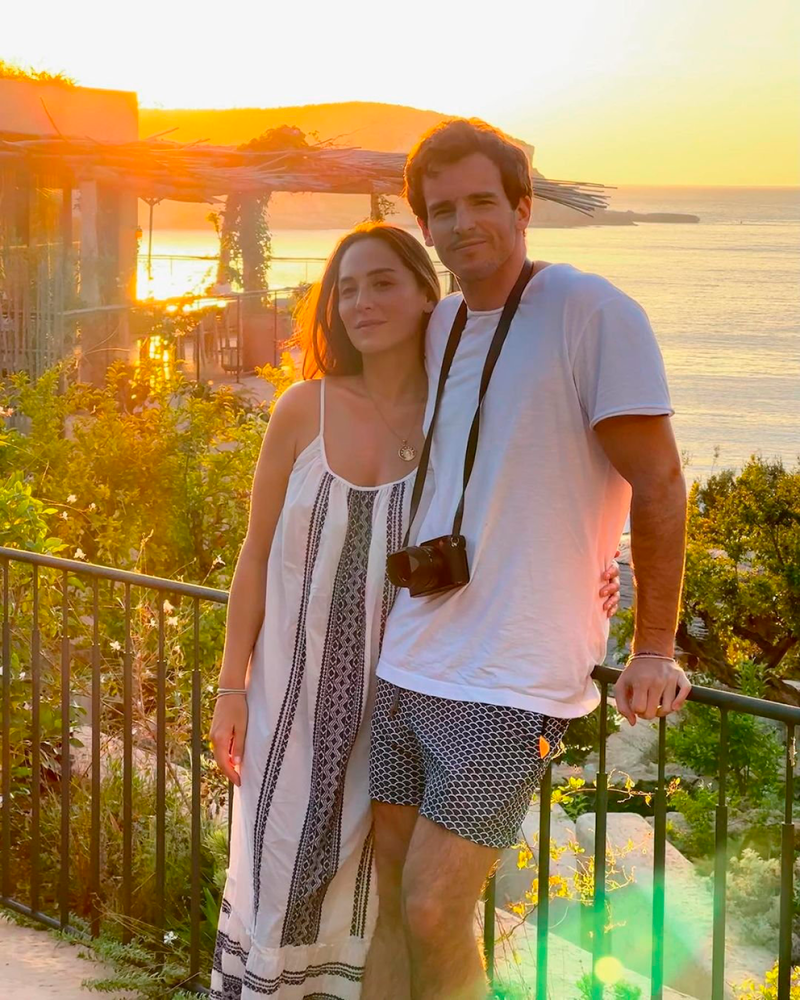 Tamara e Íñigo en Ibiza.